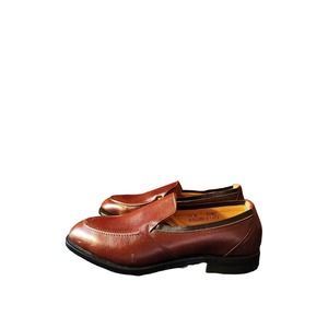 Vintage RICO SAF-T-SHU Steel Toe Work Safety Dress Shoe Leather 11 D Brown